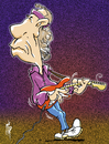 Cartoon: Mark Knopfler (small) by stip tagged mark knopfler dire straits rock guitar