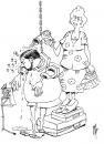 Cartoon: Number 9 (small) by stip tagged bondage,humiliation,brother,hairdryer,caricature