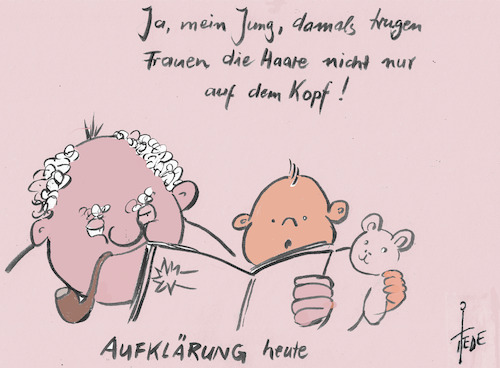 Cartoon: Aufklärung (medium) by tiede tagged aufklärung,tiede,cartoon,aufklärung,tiede,cartoon