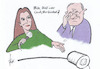 Cartoon: Anne Will und Kandidat (small) by tiede tagged anne,will,laschet,tiede,cartoon,karikatur
