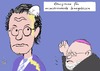 Cartoon: CSU - Haudrauf Scheuer (small) by tiede tagged scheuer,csu,kardinal,marx,flüchtlinge,tiede,cartoon,karikatur