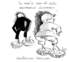 Cartoon: Fettnäpfchen-Parcours (small) by tiede tagged fettnäpfchen,fehlentscheidungen,uno,beschluss,atomdiskussion,euro,rettung,merkel,westerwelle
