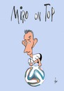 Cartoon: Miro Klose On Top (small) by tiede tagged miroslav,klose,jogi,löw,goalgetter,football,soccer,brasilia,worldcup,lazio,rom,ronaldo,salto,video