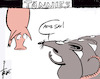 Cartoon: Untermieter (small) by tiede tagged tönnies,fleischverarbeitung,ratten,tiede,cartoon,karikatur
