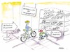 Cartoon: Bequemlichkeit (small) by Pralow tagged klimaschutz,klimawandel,verkehr,mobilität,önpv,autos,co2,ausstoß,vertuschung