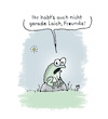 Cartoon: Mitleid (small) by Lo Graf von Blickensdorf tagged frosch,laich,mitleid,laichen,leicht,wortspiel,kröte,unke,lurch,amphibien,freunde,cartoon,kaulquappe