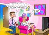 Cartoon: Antrag (small) by Chris Berger tagged antrag,heiratsantrag,ehe,beziehung,verbindung,einseitig,liebe