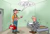 Cartoon: Ausbruch (small) by Chris Berger tagged gefängnis,häftling,schlüsseldienst,ausbruch,zelle,jva