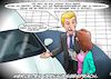 Cartoon: Beim Autohändler (small) by Joshua Aaron tagged mercedes,autofahrer,rücksichtslos,arschloch,bmw,luxus,auto,penisprothese,penisverlängerung