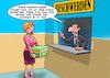 Cartoon: Beschwerdestelle (small) by Chris Berger tagged beschwerden,reklamation,beschwerdestelle,kaufhaus,umtausch,kundin,angestellter