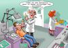Cartoon: Betäubung (small) by Chris Berger tagged extraktion,zahn,ziehen,dentist,zahnarzt,schmerzen,tnt,dynamit