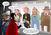 Cartoon: Gegenüberstellung (small) by Chris Berger tagged vampir,dracula,holzpflock,gegenueberstellung,polizei,van,helsing,pfarrer,gut,böse