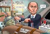Cartoon: Putinstein (small) by Chris Berger tagged putin,ukraine,kalter,krieg,monster
