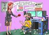 Cartoon: Quarantäne (small) by Chris Berger tagged quarantäne,nerd,masturbation,wichser,covid,19,corona,virus,epidemie,pandemie