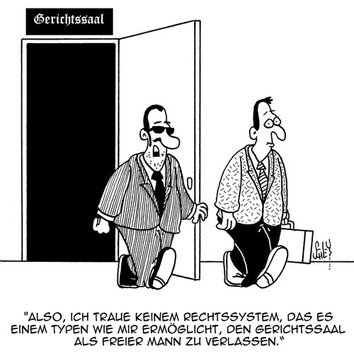 Cartoon: Das Rechtssystem (medium) by Karsten Schley tagged gesetz,recht,gerichte,anwälte,justiz,richter,rechtsprechung,gesetz,recht,gerichte,anwälte,justiz,richter,rechtsprechung