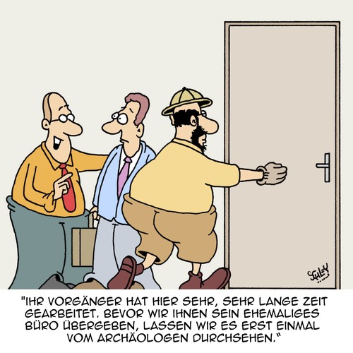 Cartoon: Nur zur Vorsicht... (medium) by Karsten Schley tagged rente,pension,büro,arbeit,arbeitgeber,arbeitnehmer,wirtschaft,business,ruhestand,archäölogie,rente,pension,büro,arbeit,arbeitgeber,arbeitnehmer,wirtschaft,business,ruhestand,archäölogie