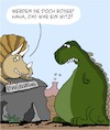 Cartoon: Berufsberatung (small) by Karsten Schley tagged sport,boxen,karriere,berufsberatung,jobs,zukunft,dinosaurier,tiere,prähistorisches,geschichte,vorzeit,gesellschaft