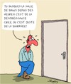 Cartoon: Blocages (small) by Karsten Schley tagged climat,politique,diarrhee,environnement,extinction,rebellion