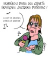 Cartoon: Couvre-Feu (small) by Karsten Schley tagged musique,covid19,france,sante,societe,charts,jacques,dutronc,politique