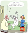 Cartoon: Defibrillateur (small) by Karsten Schley tagged hopitaux,infirmieres,sante,patients,mort,medecins