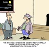 Cartoon: Etwas konservativ... (small) by Karsten Schley tagged arbeitgeber,arbeitnehmer,führungskräfte,führungsstil,jobs,business,arbeit,wirtschaft