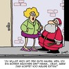 Cartoon: Extra (small) by Karsten Schley tagged weihnachten männer frauen prostitution jobs weihnachtsmann strafe rute mythen geld wirtschaft gesellschaft