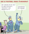Cartoon: Football (small) by Karsten Schley tagged coronavirus,covid15,football,economie,sport,profit,politique,medias,sante