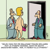 Cartoon: Frauen... (small) by Karsten Schley tagged frauen,mode,kleidung,mentalität,einladungen,soziales,ehe,beziehungen,männer,wahrheit