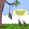Cartoon: Humor (small) by Karsten Schley tagged umwelt,wald,tiere,planet,erde,natur,humor,leben,tod