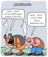 Cartoon: Jagdhunde (small) by Karsten Schley tagged journalismus,medien,karikaturen,terrorismus,religion,extremismus,politik,gesellschaft,deutschland,europa