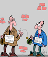 Cartoon: Lohndumping (small) by Karsten Schley tagged arbeitslosigkeit,zeitarbeit,ausbeutung,kapitalismus,arbeitgeber,arbeitnehmer,lohndumping,ausnutzung,armut,witschaft,business,politik,gesellschaft