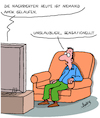 Cartoon: Sensationell!! (small) by Karsten Schley tagged medien,tv,berichterstattung,amokläufer,tod,kriminalität,verbrechen,waffen,einschaltquoten,gesellschaft