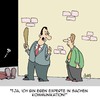 Cartoon: SO geht Kommunikation!! (small) by Karsten Schley tagged kommunikation,dialog,reden,argumentation,überzeugen,diskussionen,diskutieren,sprache