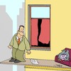 Cartoon: Tauben (small) by Karsten Schley tagged leben,tod,hoffnungslosigkeit,tiere,tauben,stadt,jobs,arbeit,wirtschaft