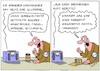 Cartoon: Verbrechen!!! (small) by Karsten Schley tagged kriminalität,volksverhetzung,rassismus,neonazis,einwanderung,gesellschaft,verbrechen,politik,deutschland