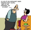 Cartoon: Vergesslich (small) by Karsten Schley tagged gesundheit,männer,frauen,vergesslichkeit,erinnerung,ehe,medizin,alzheimer