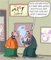 Cartoon: Zensur!! (small) by Karsten Schley tagged kunst,bigotterie,zensur,kunstfreiheit,politik,satire,gesellschaft,medien,twitter,facebook,internetpöbel