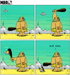 Cartoon: MRR 8 (small) by Yavou tagged keule blöd vogel fliegende untertasse außerirdische steinzeit hoehlenmensch unidentified flying object saucer caveman bat extra