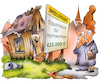 Cartoon: Immobilienmarkt (small) by HSB-Cartoon tagged immobilien,immobilienmarkt,hauskauf,renovierung,sanierung,sanieren,renovieren,handwerk,hauseigentümer,immobilienmakler,makler,maklerbüro,baupreise,baukredit,hauskredit,baukosten,grundstück,grundstückskosten,bauherr,hausverkauf,cartoon