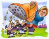Cartoon: Konjunkturprogramm (small) by HSB-Cartoon tagged konjunkturprogramm,politik,merkel,politiker,schulden,geld,aufschwung,krise,flaute,binnenmarkt,markt,wirtschaft