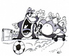 Cartoon: Start in die Kreisliga (small) by HSB-Cartoon tagged fussball,fußball,ball,spieler,trrainer,coach,tor,laufen,spielpraxis,übergewicht,dick,trainer,sport,cartoon,karikatur,hsb,airbrush