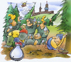 Cartoon: Tannebaum (small) by HSB-Cartoon tagged tanne,tannebaum,weihnachten,advent,wald,natur,säge