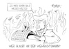 Cartoon: Wer glaubt an den Weihnachtsmann (small) by Mirco Tomicek tagged donald,trump,präsident,us,usa,amerika,president,kalifornien,california,brände,flammen,westen,besuch,besucht,biden,kühler,behauptung,klimawandel,klimaschutz,leugner,klima,brandstifter,cartoon,karikatur,mirco,tomicek