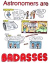 Cartoon: Astronomers Are BadAsses (small) by QuickDraw tagged newzodiac,zodiac,astrology,astronomy,ophiuchus