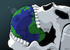 Cartoon: War (small) by Enrico Bertuccioli tagged war destruction devastation worldwar eating massacre bloodshed peace life death stopwar skull earth planetearth political politicalcartoon editorialcartoon