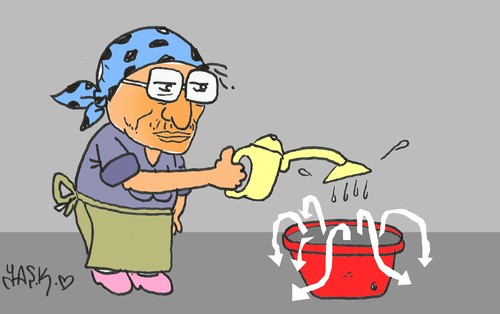 Cartoon: CHP (medium) by yasar kemal turan tagged chp