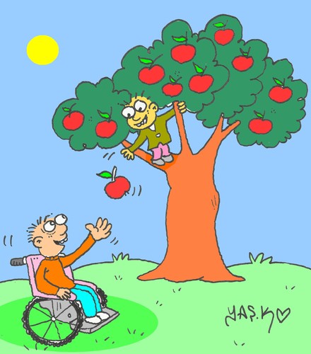 Cartoon: December 3rd World Disabled Day (medium) by yasar kemal turan tagged december,3rd,world,disabled,day