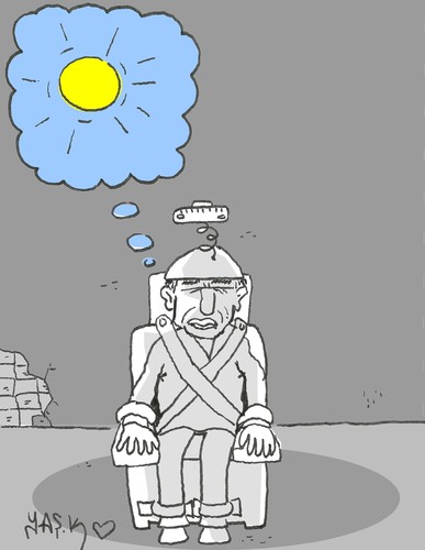 Cartoon: opposite (medium) by yasar kemal turan tagged opposite