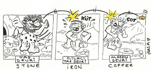 Cartoon: strip history (medium) by yasar kemal turan tagged history,strip