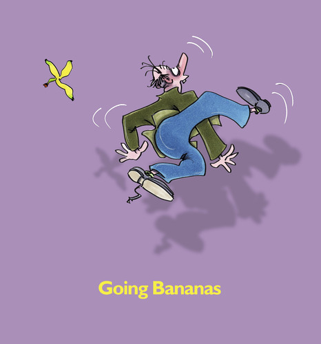 Cartoon: Going Bananas (medium) by helmutk tagged media,and,culture
